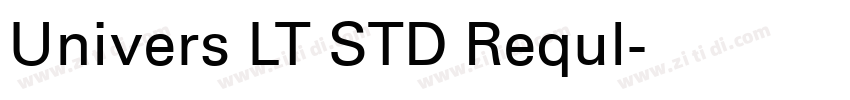 Univers LT STD Requl字体转换